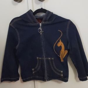 Girls XL Baby Phat jean jacket